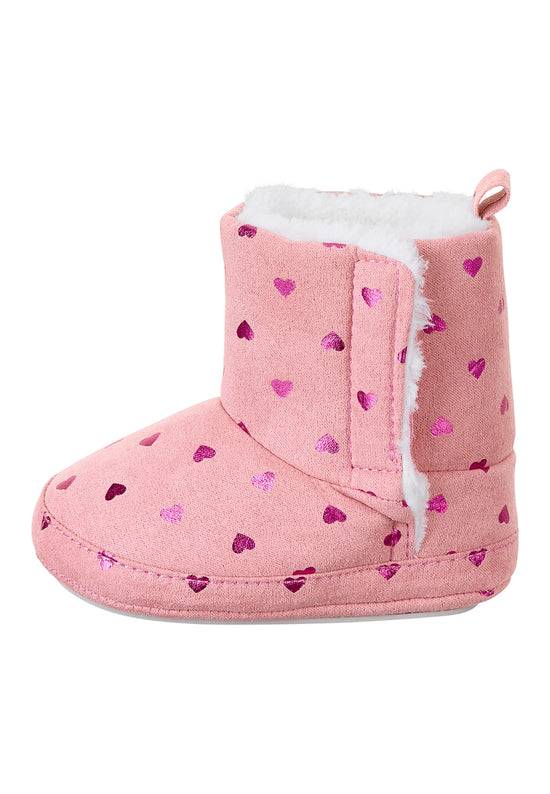 Sterntaler Baby-Stiefel aus gewebtem Velour mit Print Herzen Bis zu 55% Rabatt