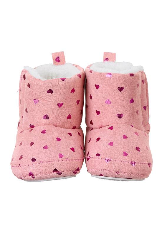 Sterntaler Baby-Stiefel aus gewebtem Velour mit Print Herzen Bis zu 55% Rabatt