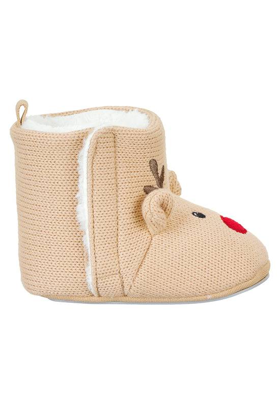 Sterntaler Babystiefel in Strickoptik mit Motiv Rentier Günstiger Verkauf