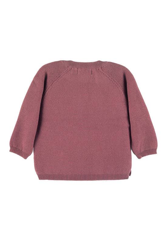 Sterntaler GOTS Strick-Jacke in Flieder oder Rosa mit Motiv Valentinstagsangebot