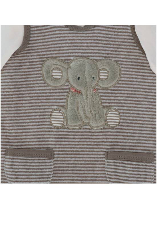 Sterntaler Baby Strampler aus Nicki, Motiv Elefant Eddy, Grau Heißer Verkauf