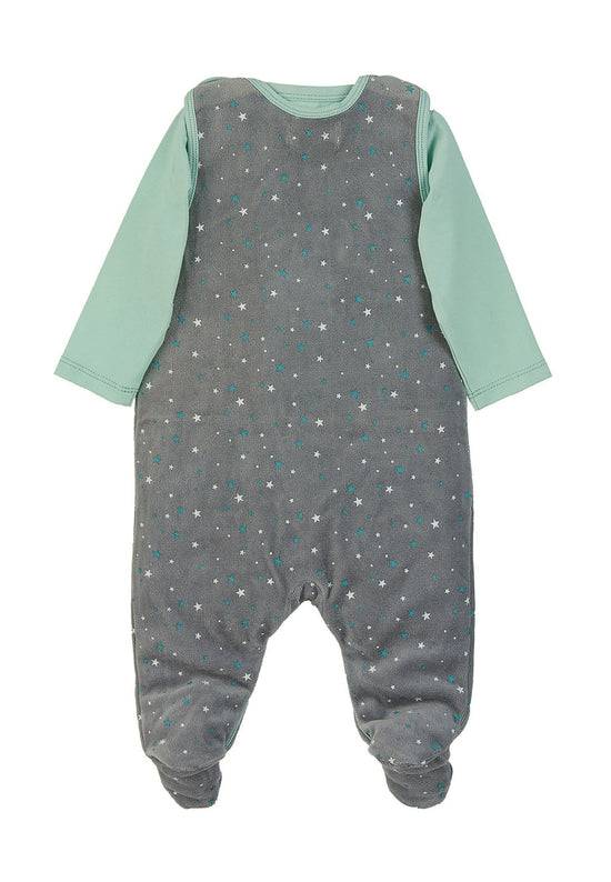 Sterntaler Strampler-Set Nicki Schaf Stanley in Grau Top Angebot