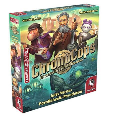 spieleoffensive ChronoCops  Jules Vernes Parallelwelt-Paradoxon Preisnachlass