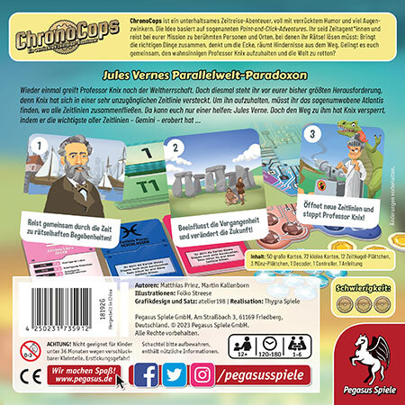spieleoffensive ChronoCops  Jules Vernes Parallelwelt-Paradoxon Preisnachlass