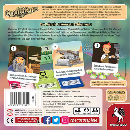spieleoffensive ChronoCops  Da Vincis Universal-Dilemma Versandkostenfrei