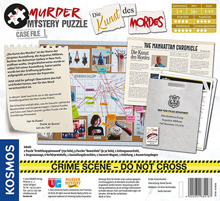 spieleoffensive Murder Mystery Case Files - Die Kunst des Mordes Flash Sale
