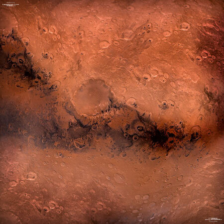 spieleoffensive Spielmatte Mars (90 x 90 cm) Wochenangebot