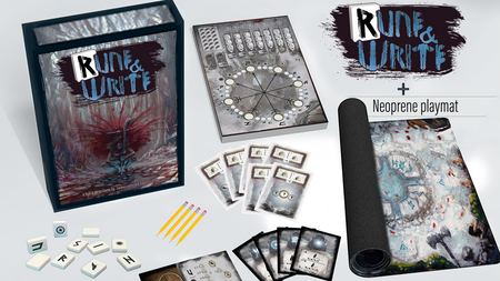 spieleoffensive Rune & Write - Spielmatte aus Neopren Nur für heute
