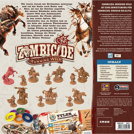 spieleoffensive Zombicide: Undead or Alive  Running Wild Erweiterung Kostenloser Versand international