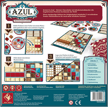 spieleoffensive Azul: Meister-Chocolatier Blitzverkäufe