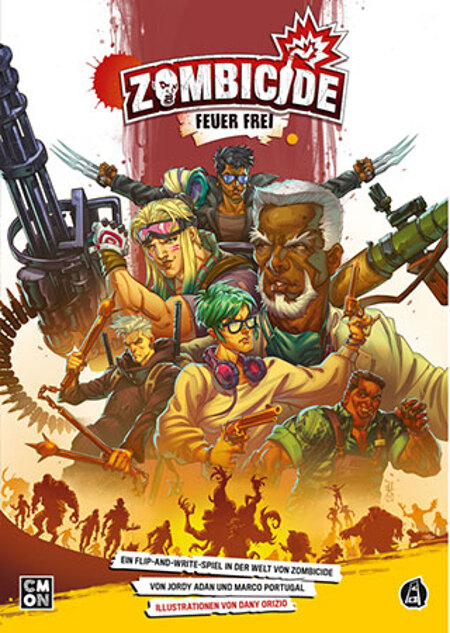 spieleoffensive Zombicide: Feuer frei Flip n`Write Online Shopping