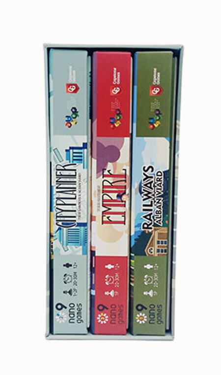 spieleoffensive Nano9Games - Teil 1 - Sammelbox (City Planner Empire Railways) Bis zu 65% Rabatt