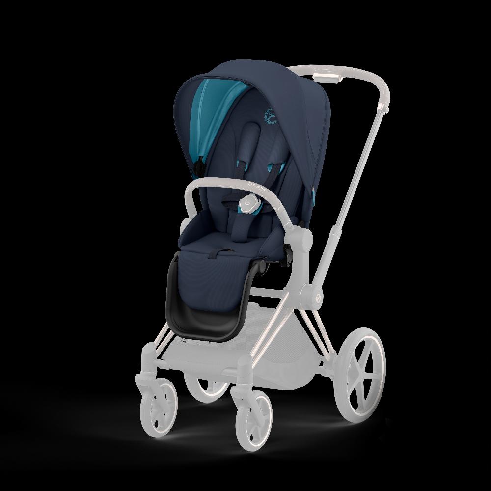 babymarkt Kombikinderwagen Priam Rosegold Dark Navy Conscious Collection Nur noch ein Tag übrig
