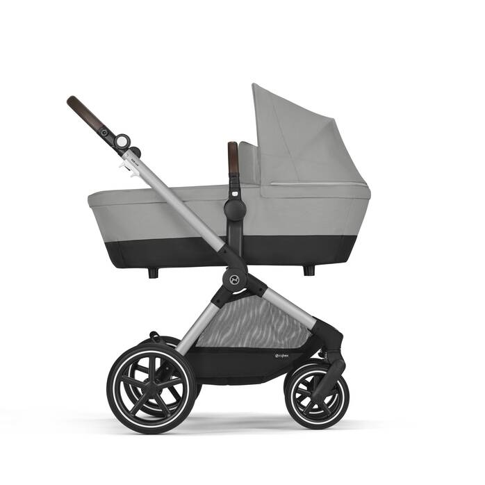 babymarkt 3 in 1 Reisesystem Kombikinderwagen Eos Lux inklusive Babyschale Aton B2 Stone Grey Im Verkauf