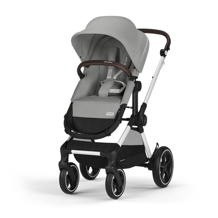 babymarkt 3 in 1 Reisesystem Kombikinderwagen Eos Lux inklusive Babyschale Aton B2 Stone Grey Im Verkauf