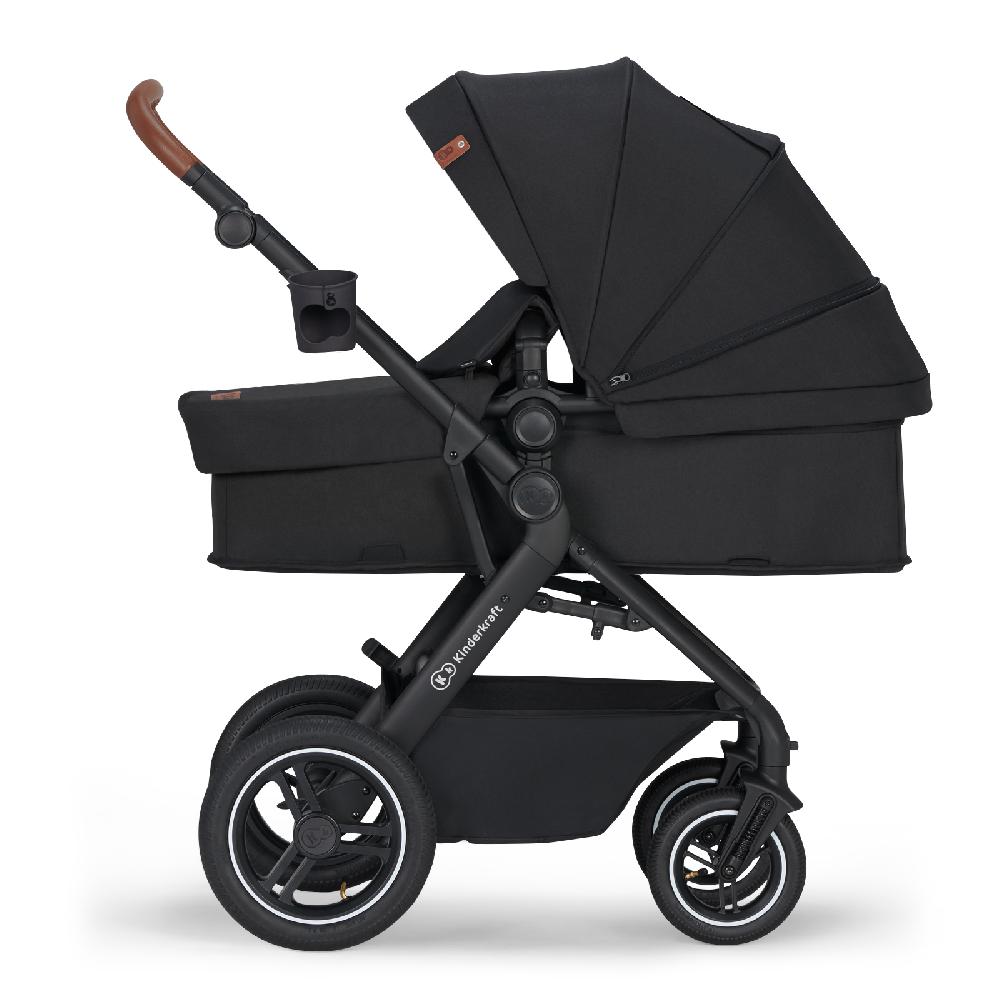babymarkt Kinderwagen B Tour 3 in 1 Mink Pro Black Auslauf