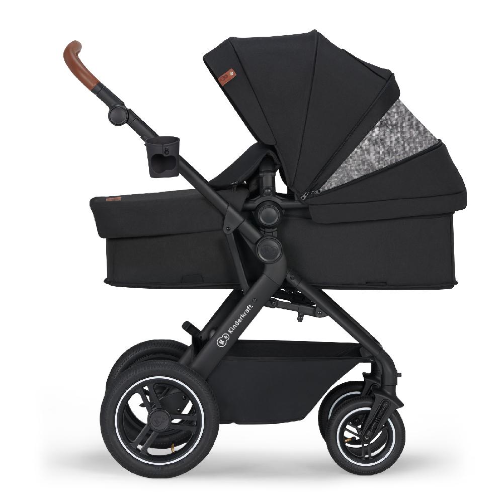 babymarkt Kinderwagen B Tour 3 in 1 Mink Pro Black Auslauf