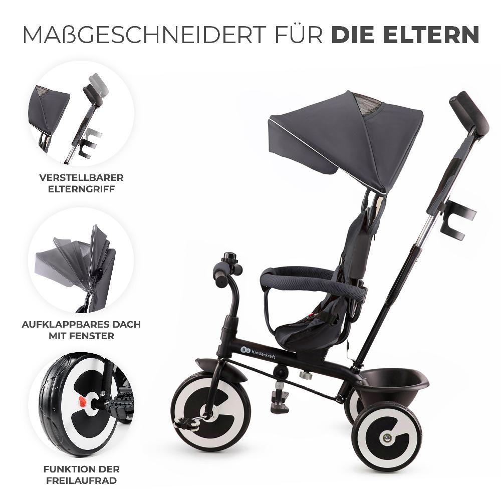 babymarkt Dreirad Aston grau Online Shopping