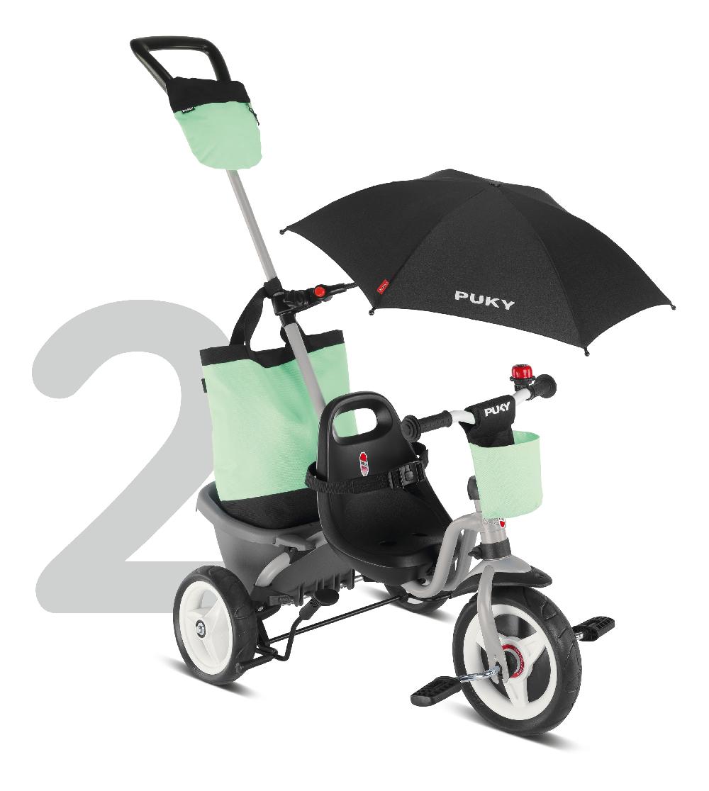 babymarkt 4 in 1 Dreirad Ceety Comfort lichtgrau 2440 Preisnachlass