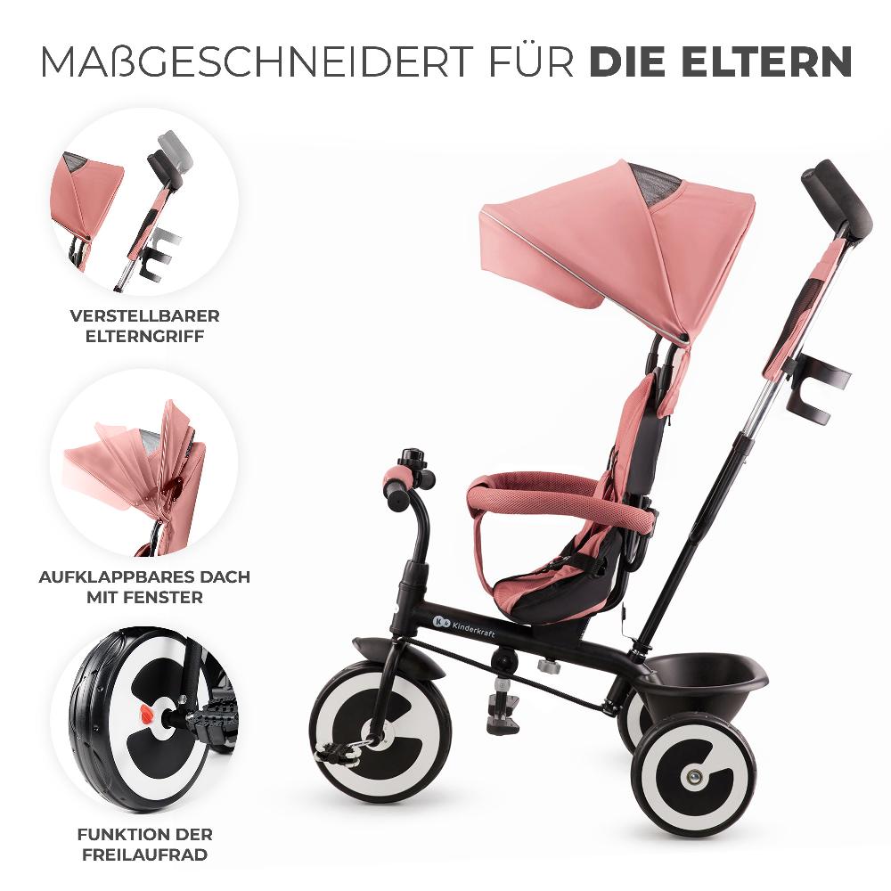 babymarkt Dreirad Aston rose pink Kauf eins, bekomm eins gratis