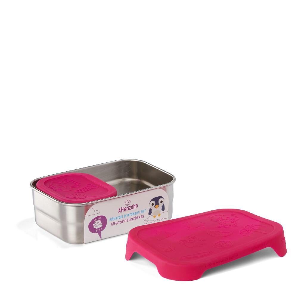 babymarkt Brotdosen Set: Eule pink Letzte 2 Tage