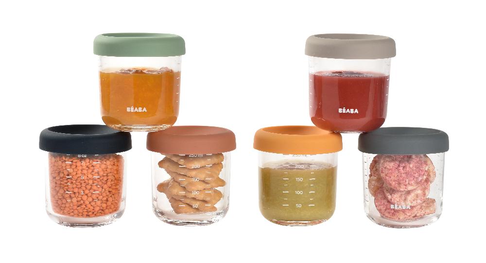 babymarkt Portionsbehälter 6er Set aus Glas sunrise Bis zu 65% Rabatt