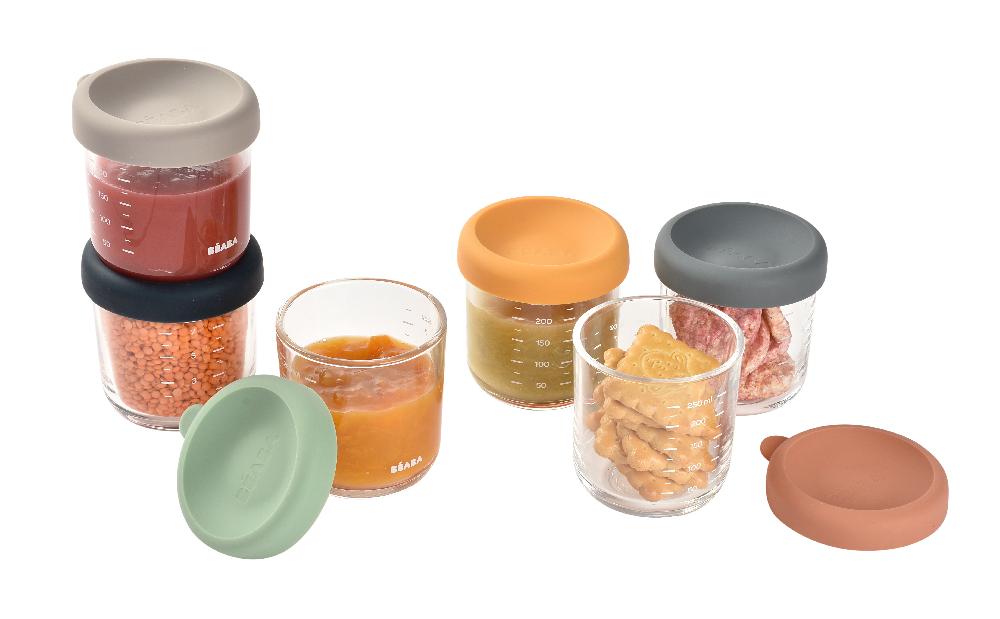 babymarkt Portionsbehälter 6er Set aus Glas sunrise Bis zu 65% Rabatt