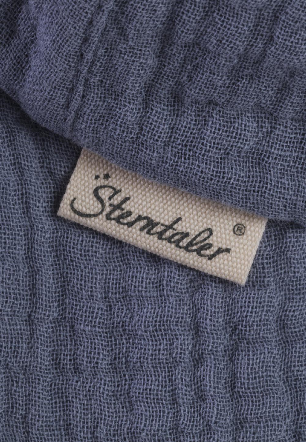 babymarkt Schirmmütze mit Nackenschutz Musselin graublau Online Outlet