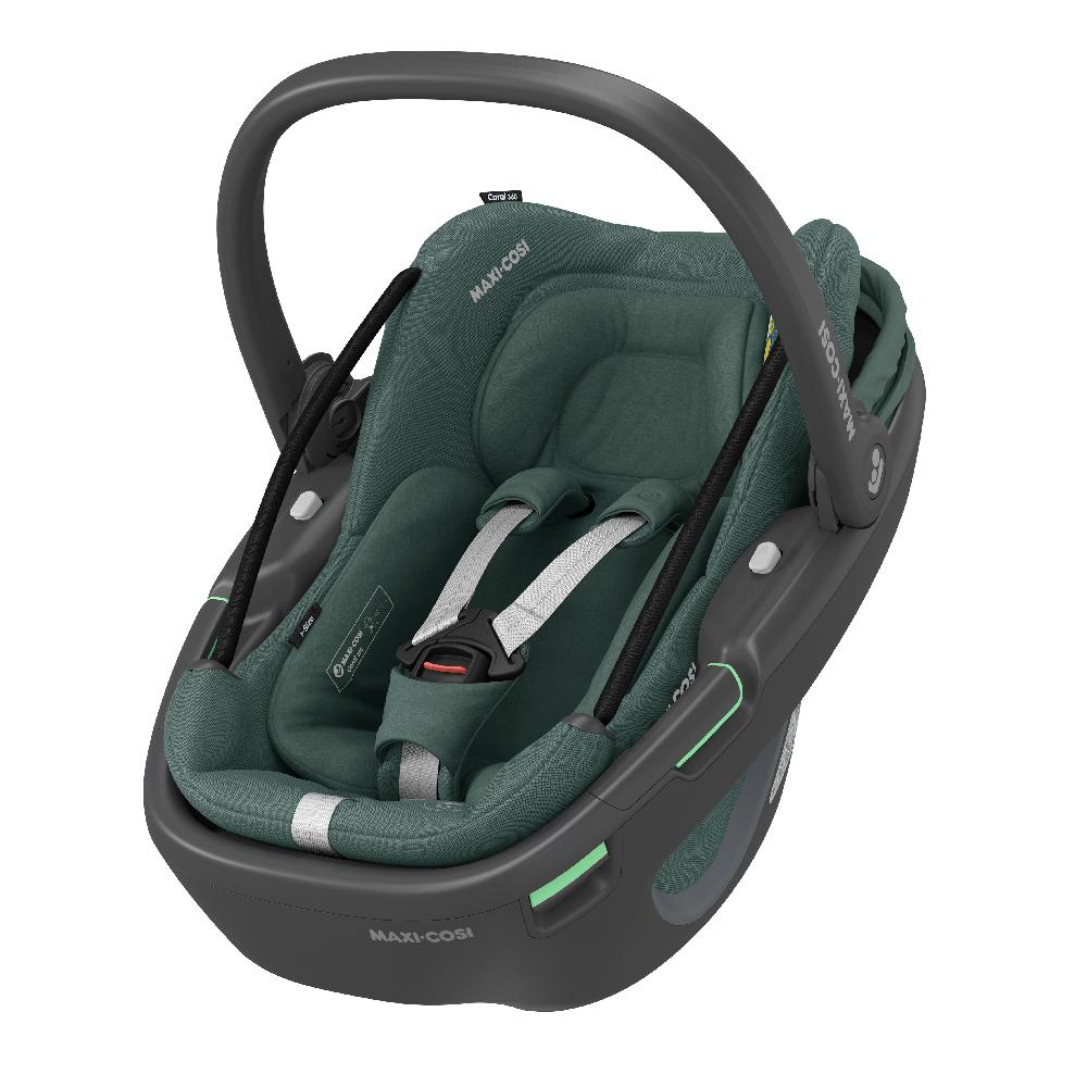 babymarkt Set Babyschale Coral 360 Essential Green plus Basisstation FamilyFix 360 Vierteljährliche Förderung
