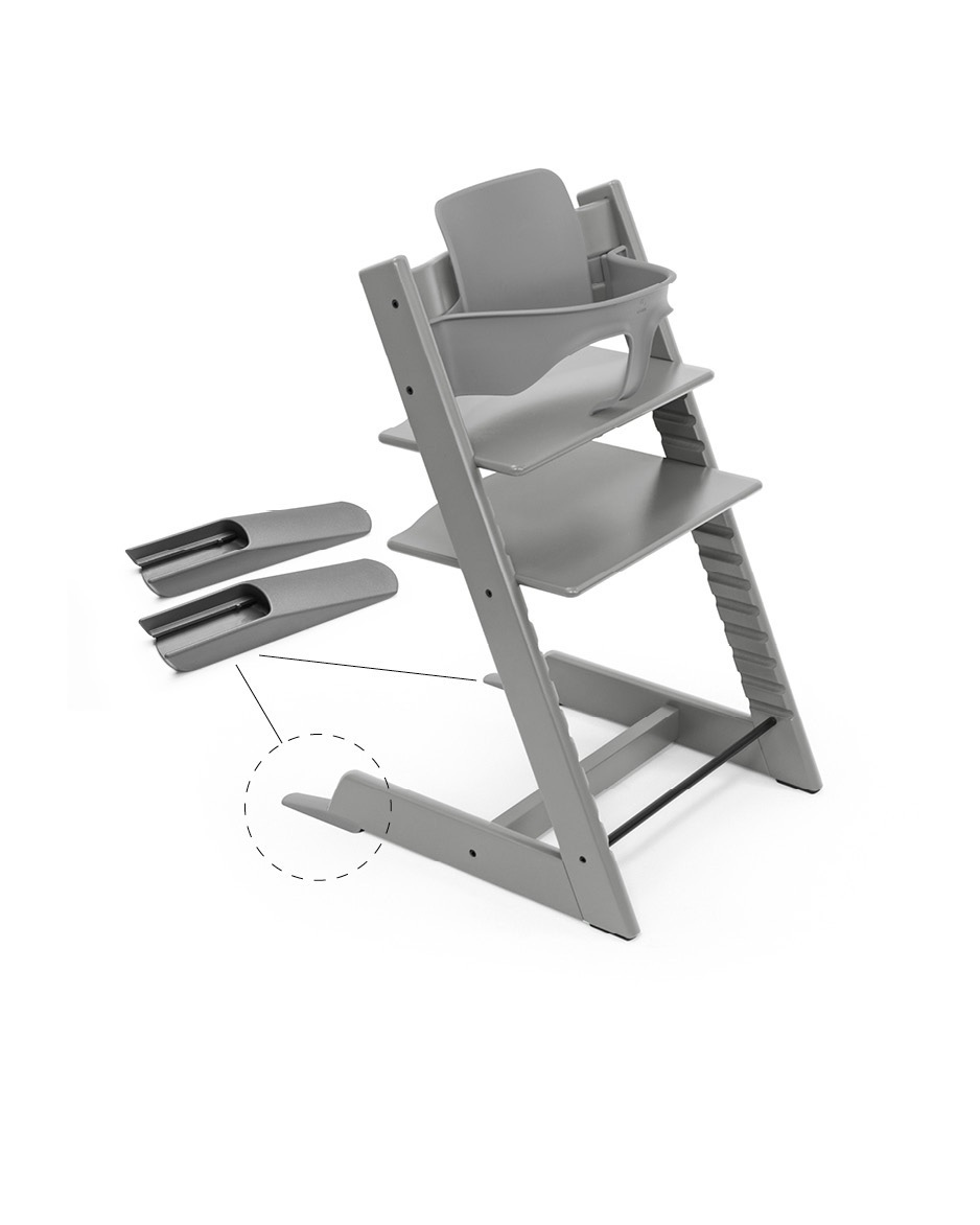 babymarkt Tripp Trapp Hochstuhl Buche Storm Grey + Gratis Baby Set V2 storm grey Angebote