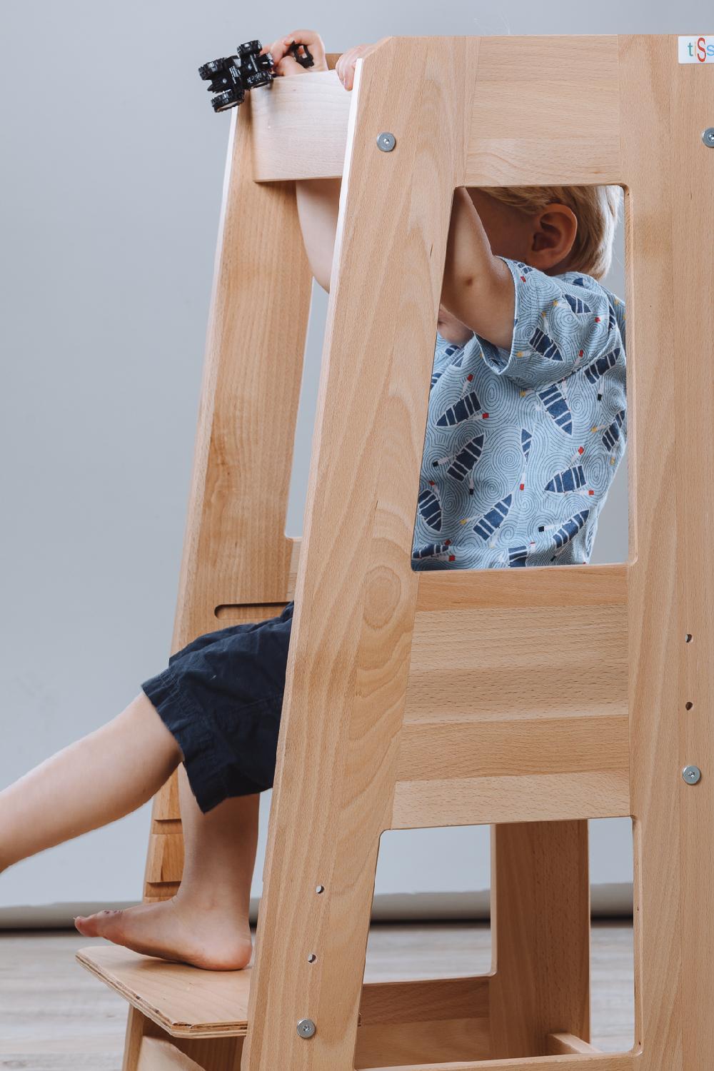 babymarkt Lernturm Felix natur Fabrikverkauf
