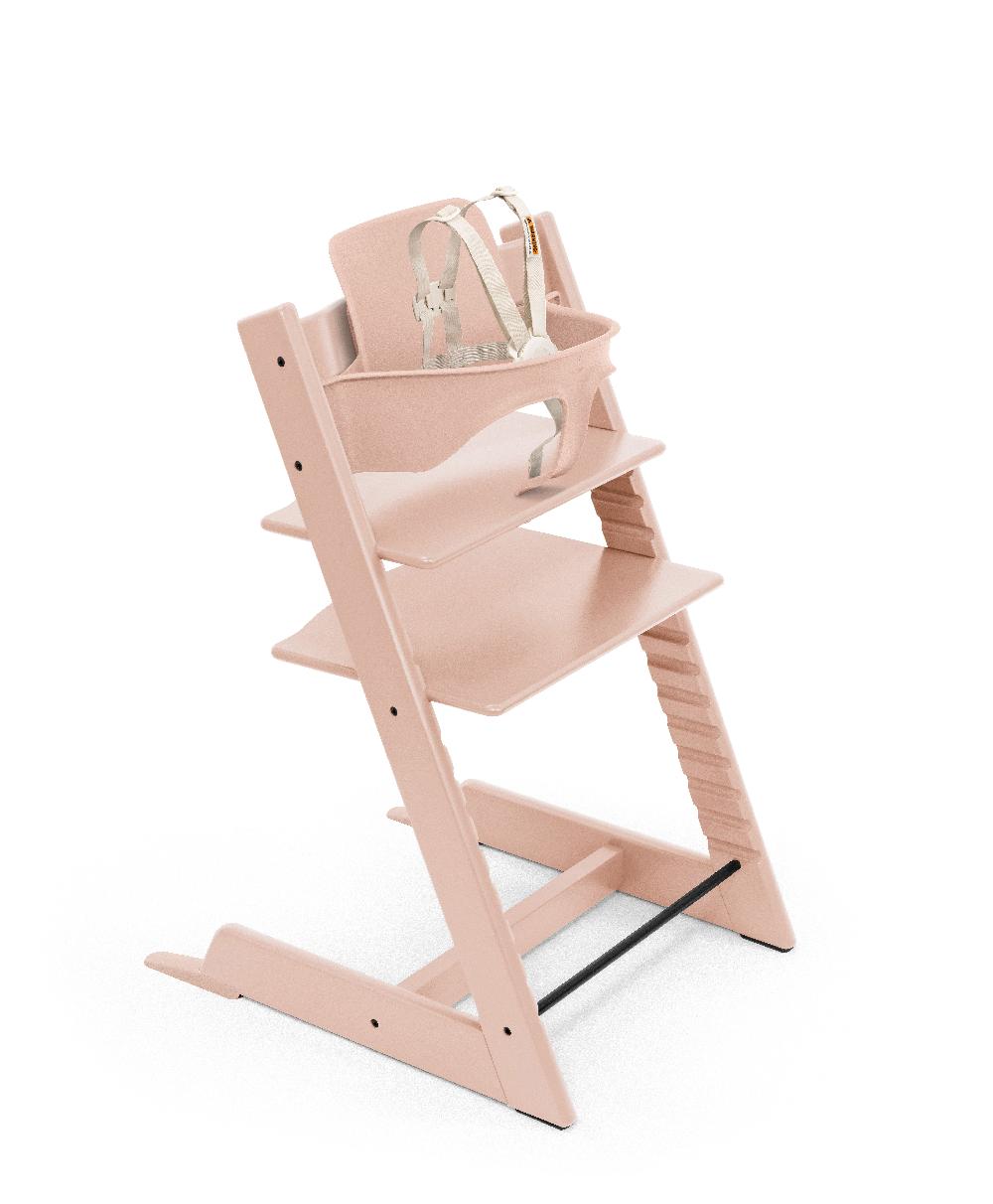 babymarkt Tripp Trapp Hochstuhl Buche Serene Pink + Gratis Baby Set V2 Serene Pink Exklusivangebot