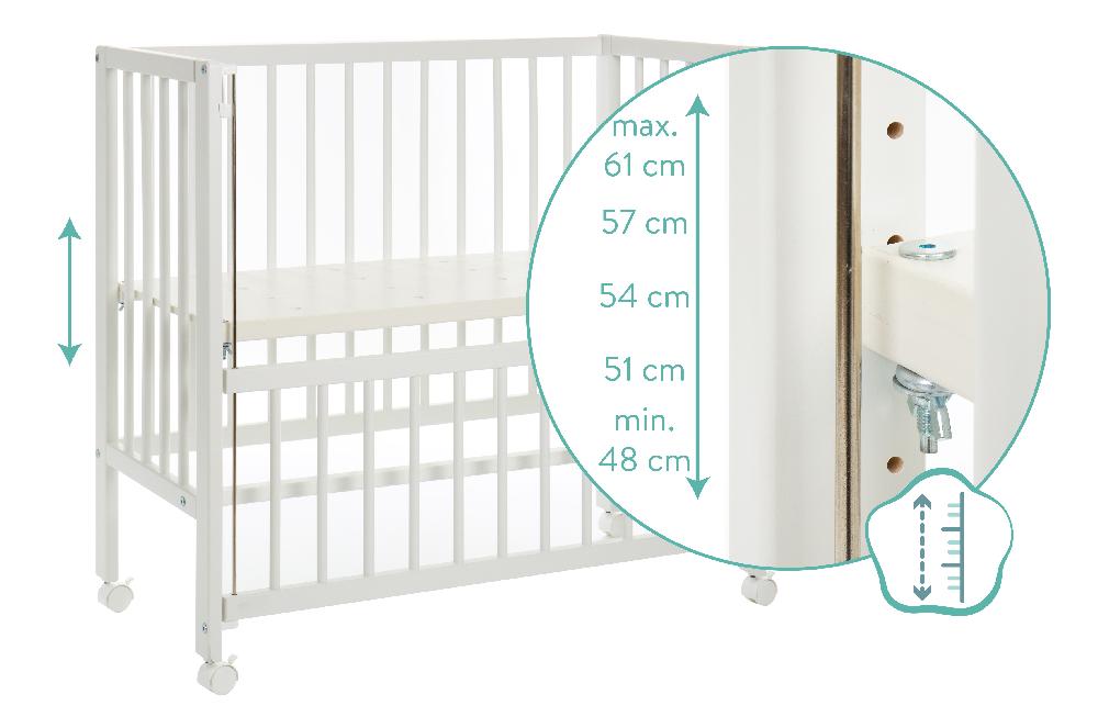 babymarkt Beistellbett Cocon weiß Osterangebot