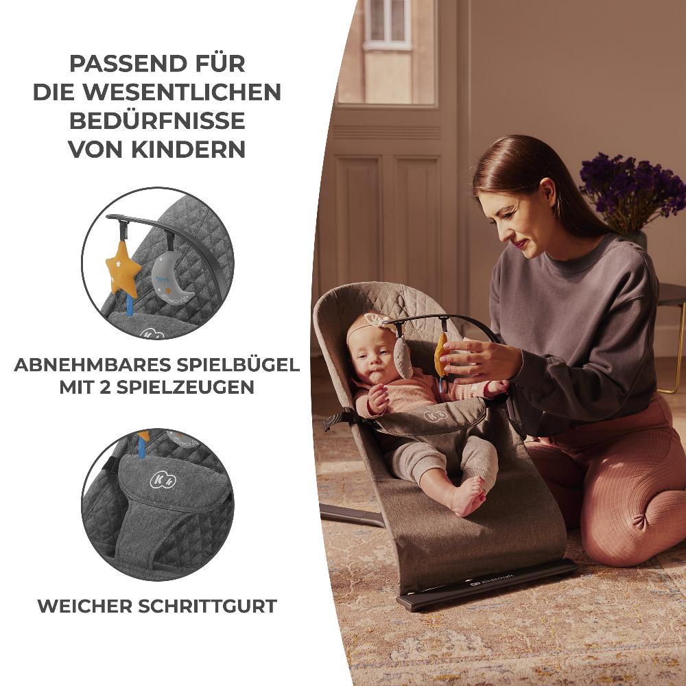 babymarkt Babywippe MIMI grey Neueste Mode