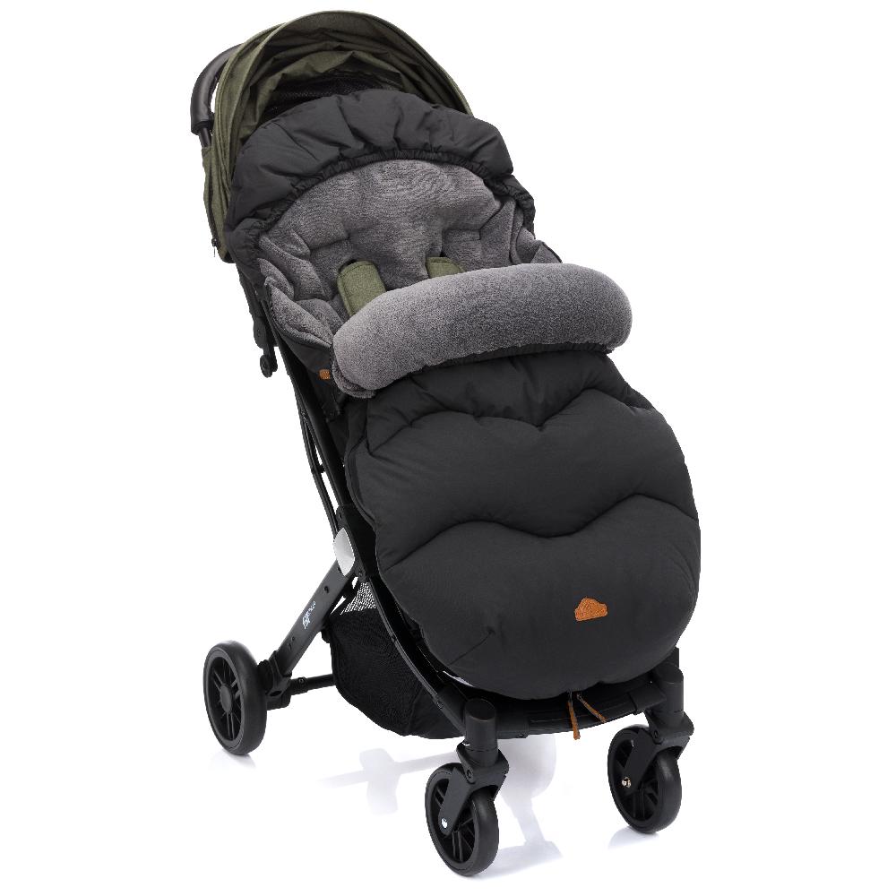 babymarkt Winterfußsack vanntasly Thermo schwarz Online Outlet