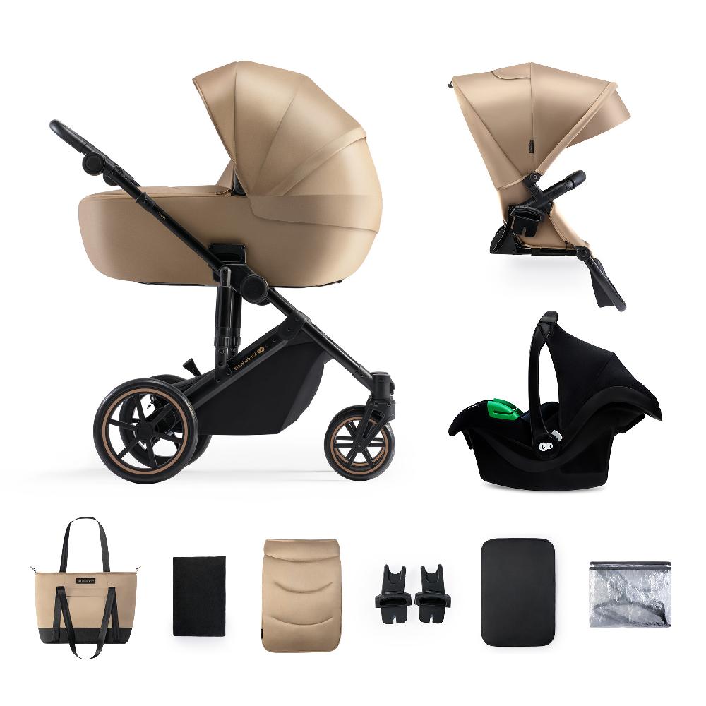 babymarkt Kinderwagen Prime2 3in1 Mink Pro Sandrose Beige Letzte 3 Tage