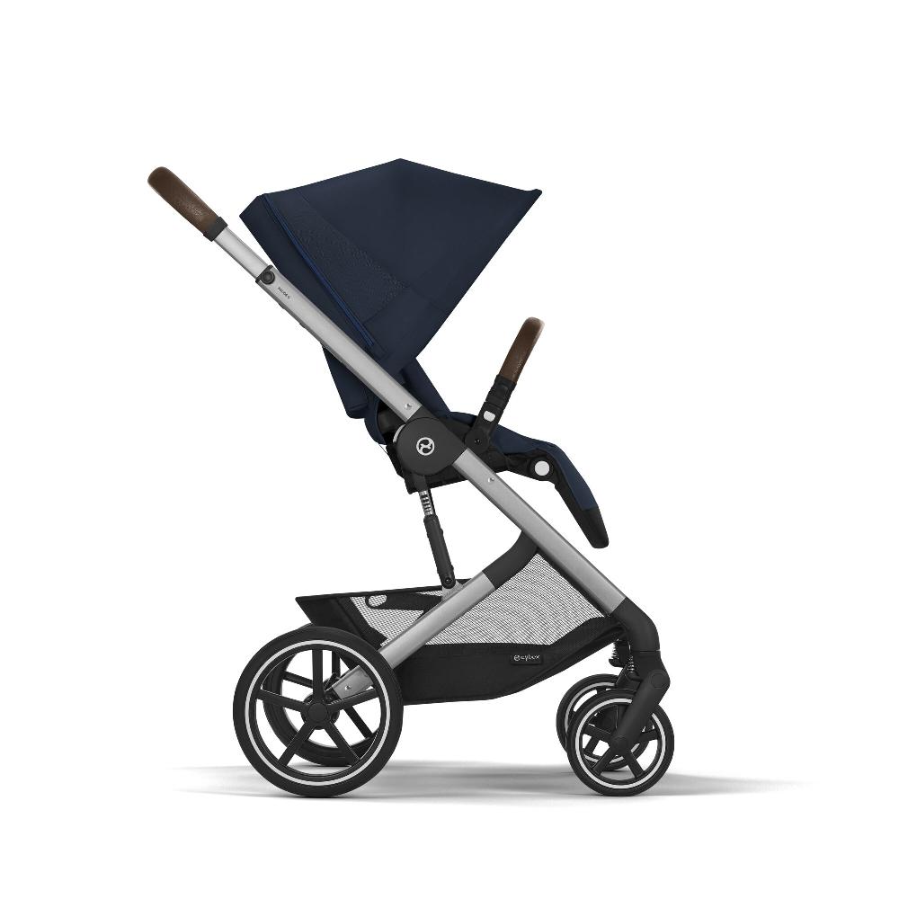 babymarkt Kinderwagen Balios S Lux Silver Ocean Blue Nur für heute