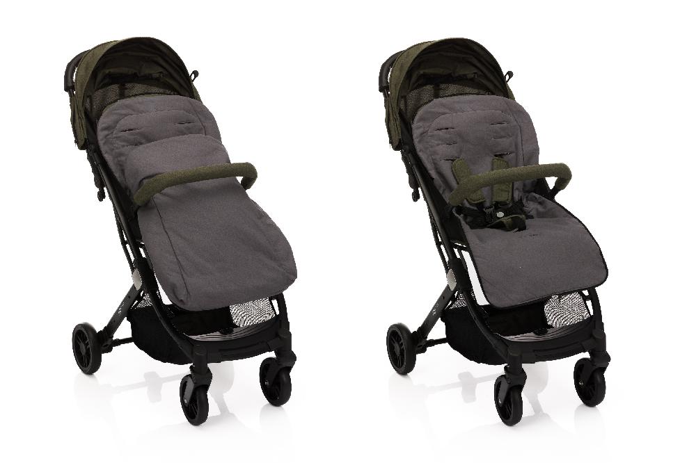 babymarkt Sommerfußsack Eco 83x43 cm grau Sonderangebot der Fabrik