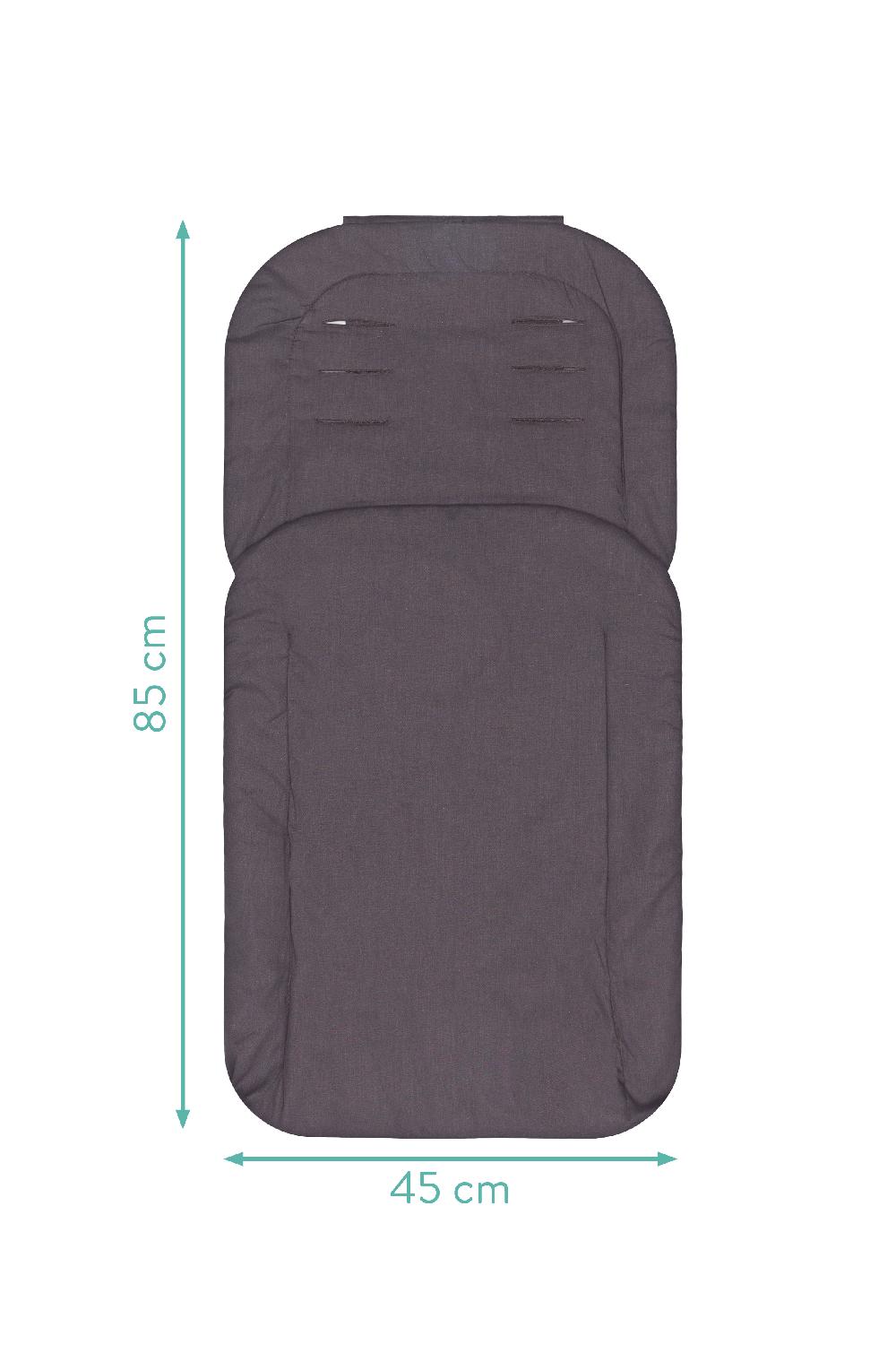 babymarkt Sommerfußsack Eco 83x43 cm grau Sonderangebot der Fabrik