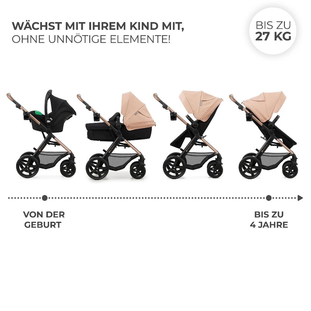babymarkt Kombikinderwagen 3 in 1 MOOV 2 beige Blitzverkäufe