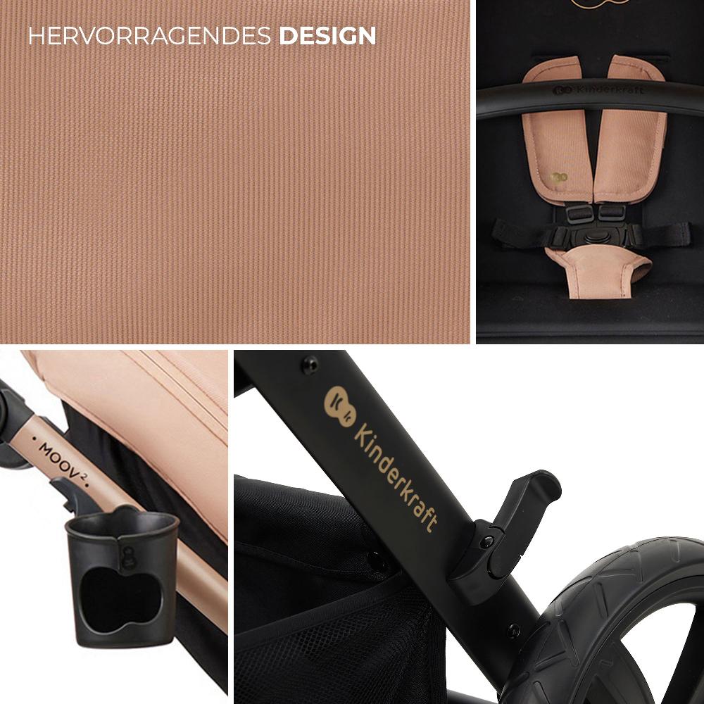 babymarkt Kombikinderwagen 3 in 1 MOOV 2 beige Blitzverkäufe