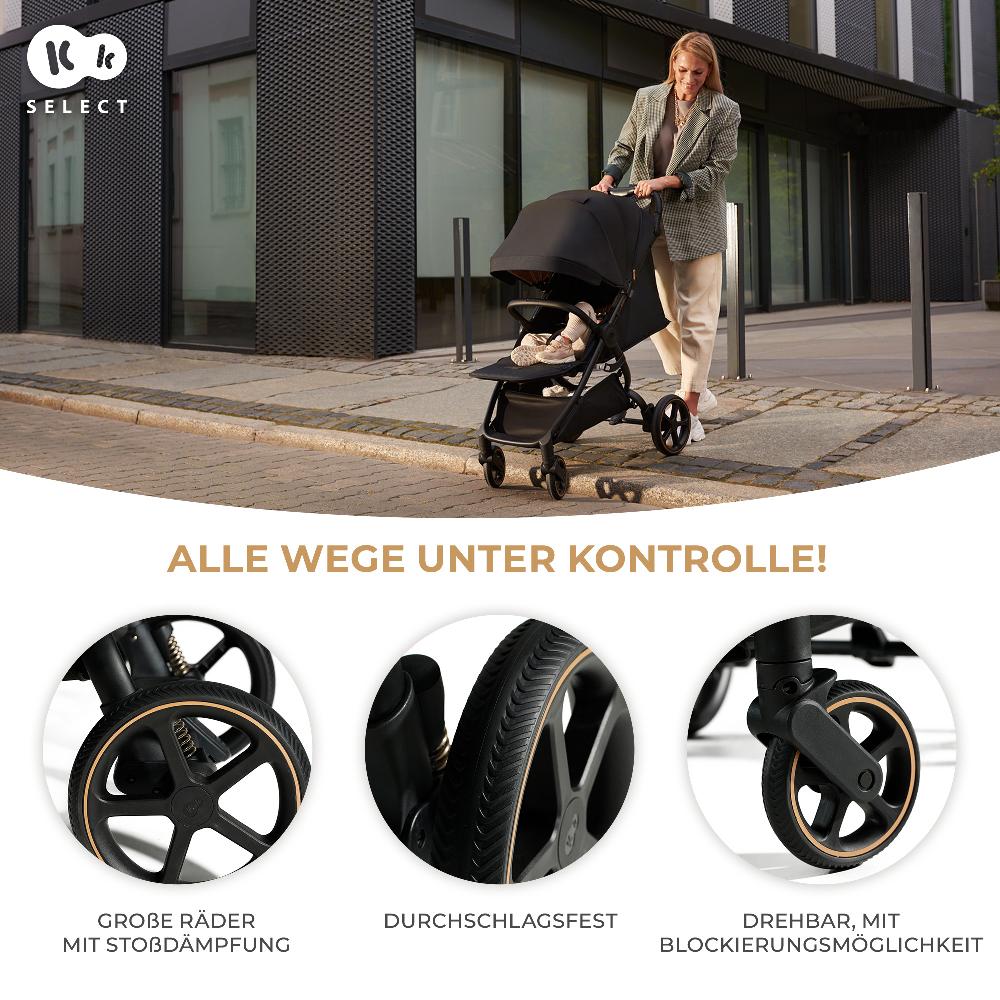 babymarkt Kinderwagen MITZY black Sonderangebot