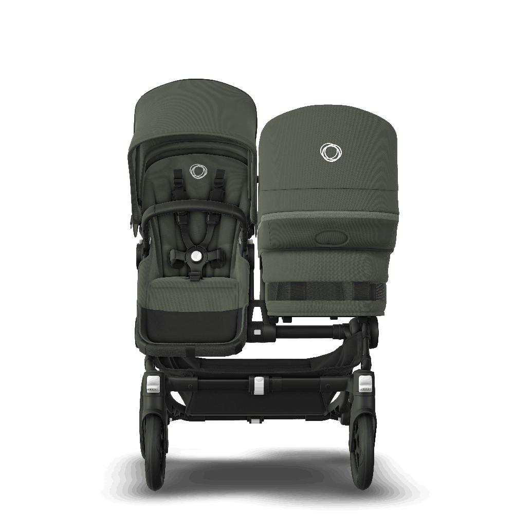babymarkt Geschwisterwagen Donkey 5 Duo Complete Black/Forest Green Exklusivangebot