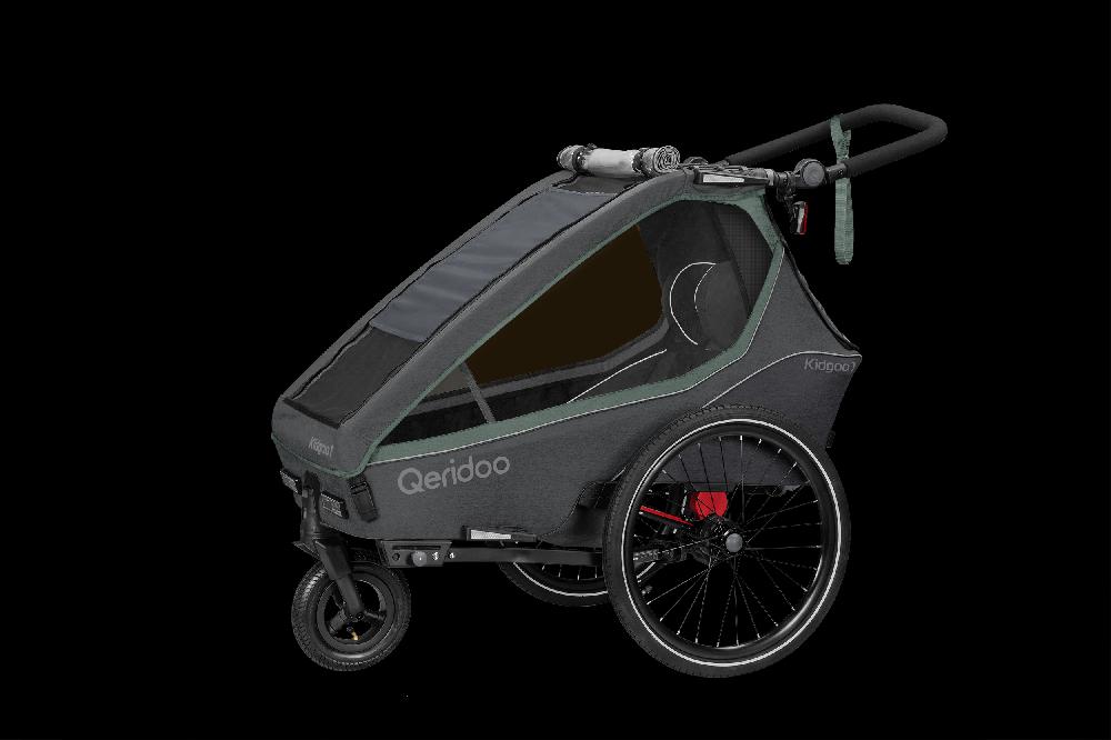 babymarkt Kinderfahrradanhänger Kidgoo1 Ivy Green Kollektion 2023 Vatertagsangebot