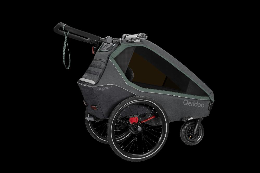 babymarkt Kinderfahrradanhänger Kidgoo1 Ivy Green Kollektion 2023 Vatertagsangebot