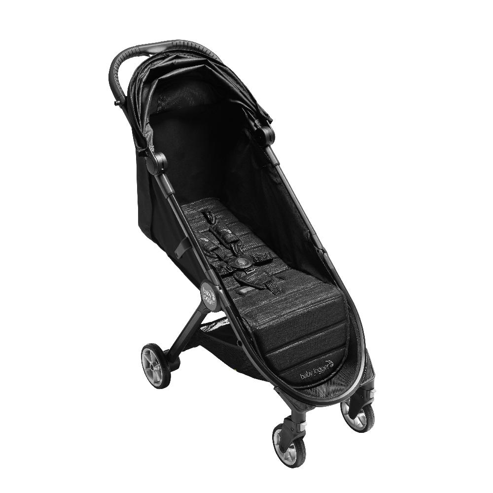 babymarkt Buggy City Tour 2 Pitch Black inklusive Sicherheitsbügel und Wetterschutz Top Angebot