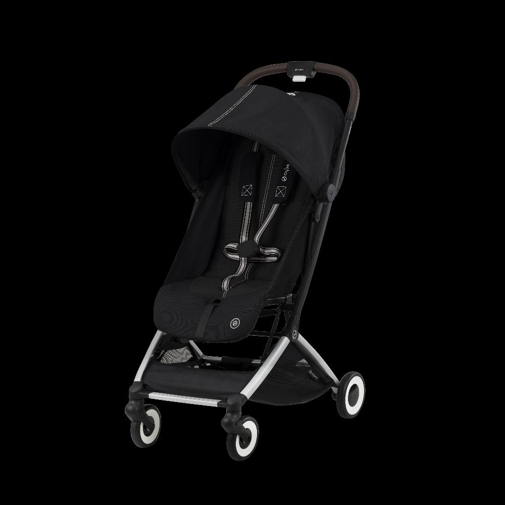 babymarkt Kinderwagen Orfeo Silver Moon Black inklusive Babyschale Cloud G i-Size Lava Grey und Adapter Saisonale Angebote