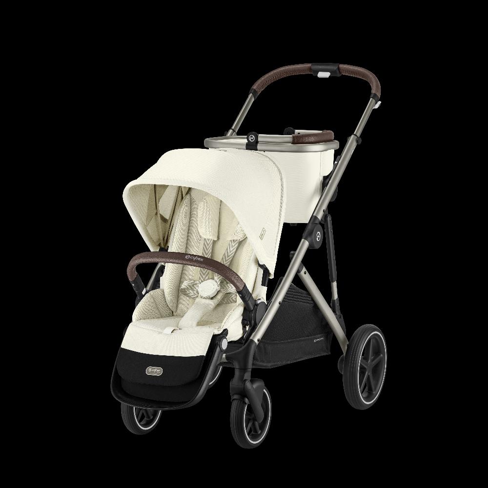 babymarkt Kinderwagen Gazelle S Taupe Seashell Beige inklusive Babyschale Cloud G i-Size Plus Seashell Beige Basisstation Base G und Adapter Räumungsverkauf