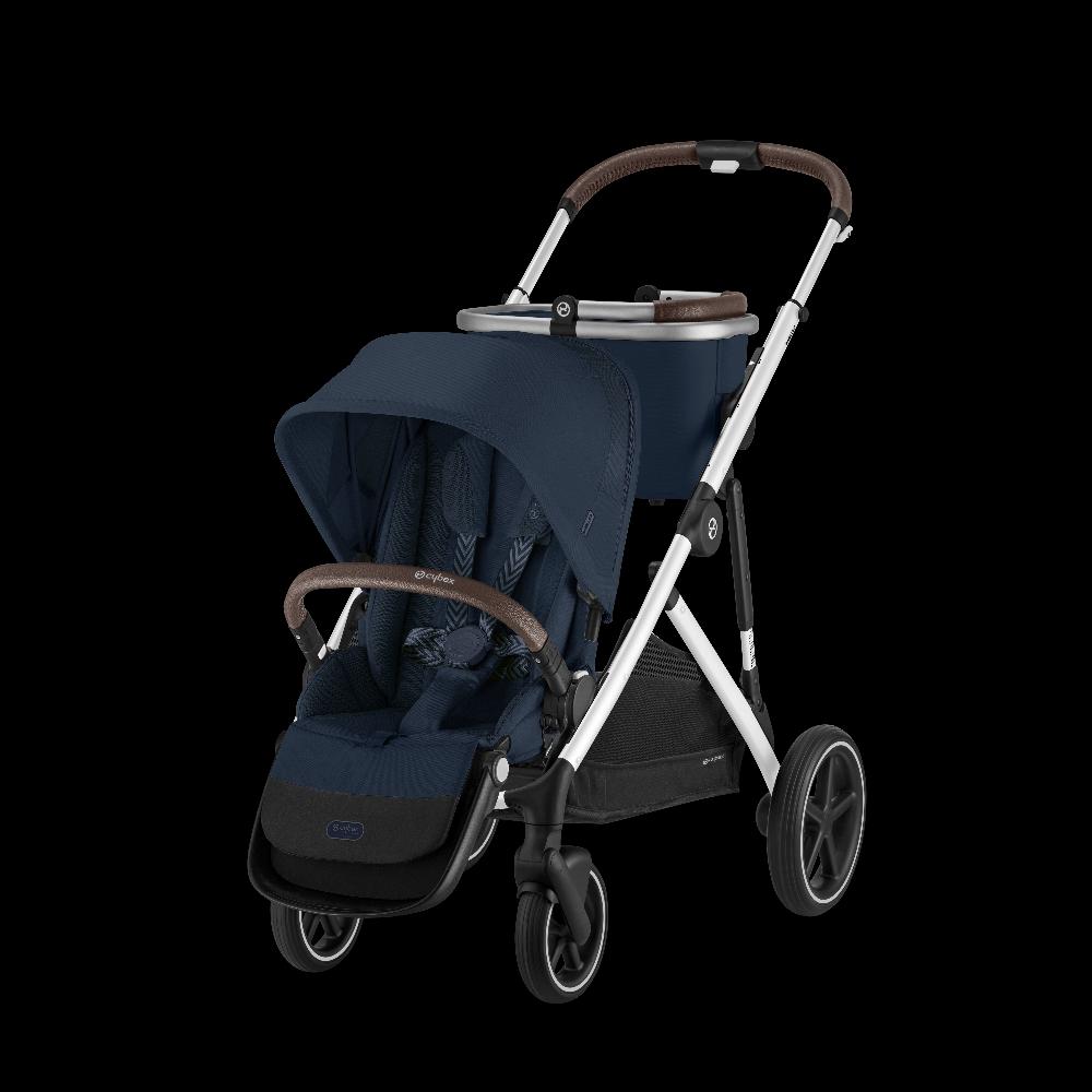 babymarkt Kinderwagen Gazelle S Silver Ocean Blue inklusive Babyschale Cloud G i-Size Plus Ocean Blue Basisstation Base G und Adapter Kauf eins, bekomm eins gratis