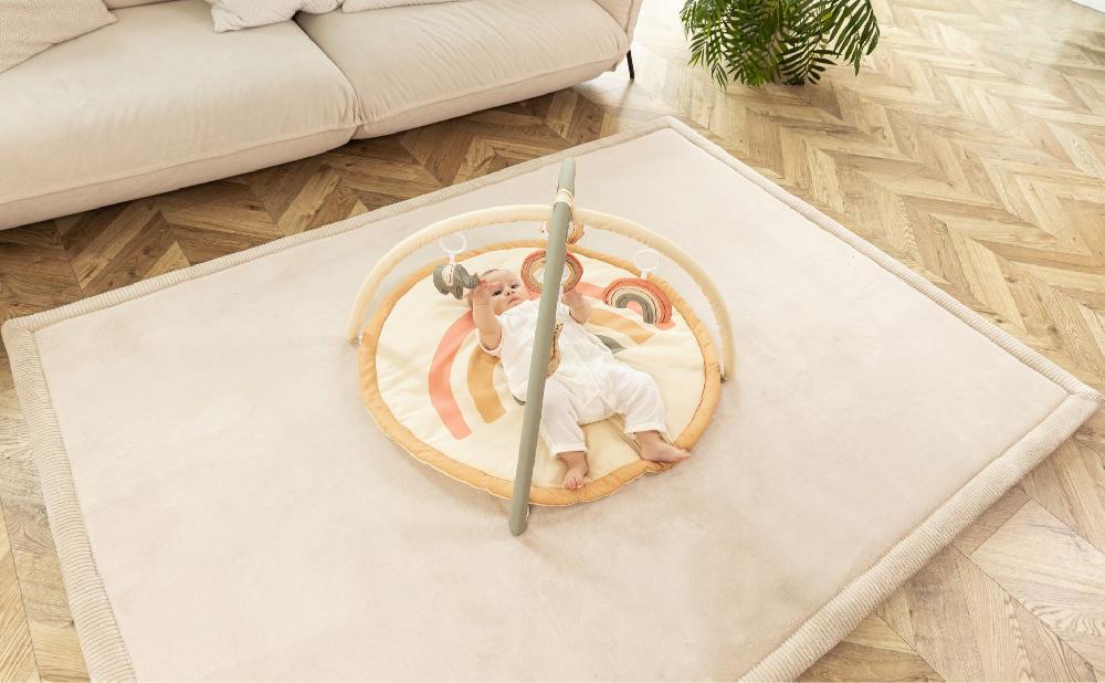babymarkt Samtmatte-Spielmatte für Baby 200 x 150 cm Beige Neueste Stile